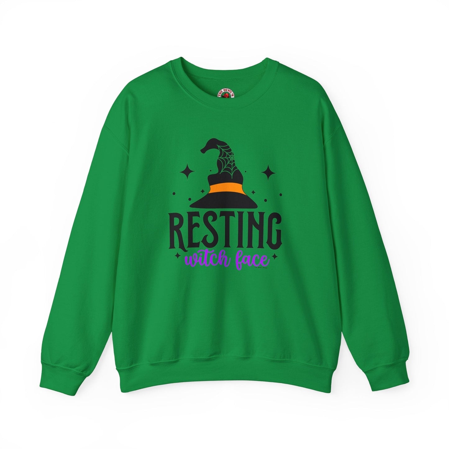 Resting Witch Face Crewneck Sweatshirt The Devil's Pickle