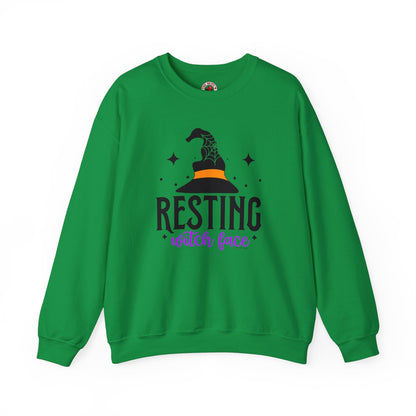 Resting Witch Face Crewneck Sweatshirt The Devil's Pickle