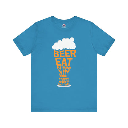 Beer Eat Sleep Repeat T-Shirt The Devil's Pickle