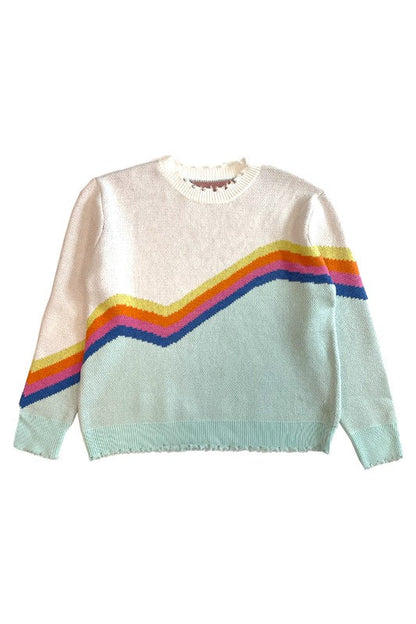 Retro stripe sweater Shop Style & More | Fresh Looks, Everyday Deals & Free Shipping