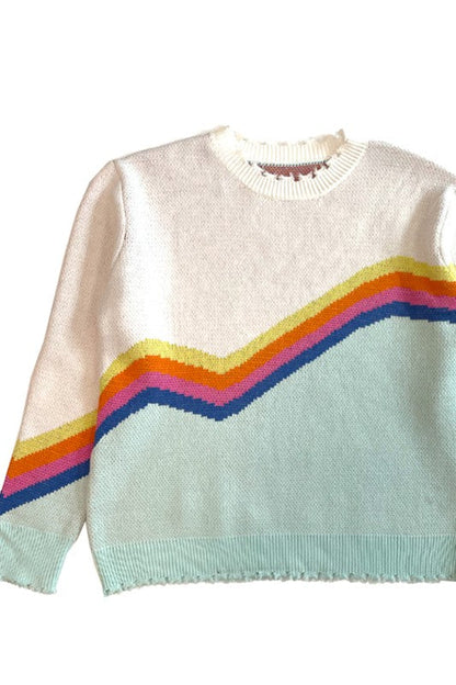 Retro stripe sweater Shop Style & More | Fresh Looks, Everyday Deals & Free Shipping