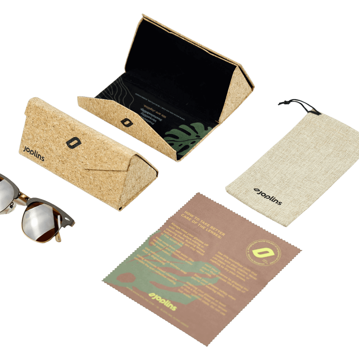 Flic - Unisex Wooden Sunglasses JOPLINS® | Premium Sustainable Sunglasses