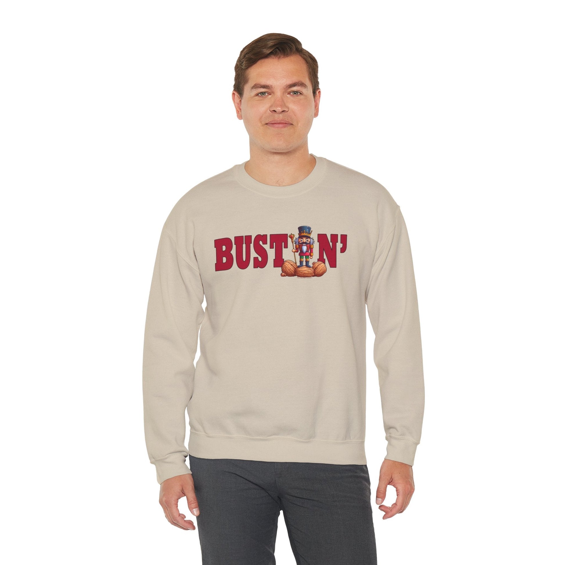 Bustin' Nuts Crewneck Sweatshirt The Devil's Pickle