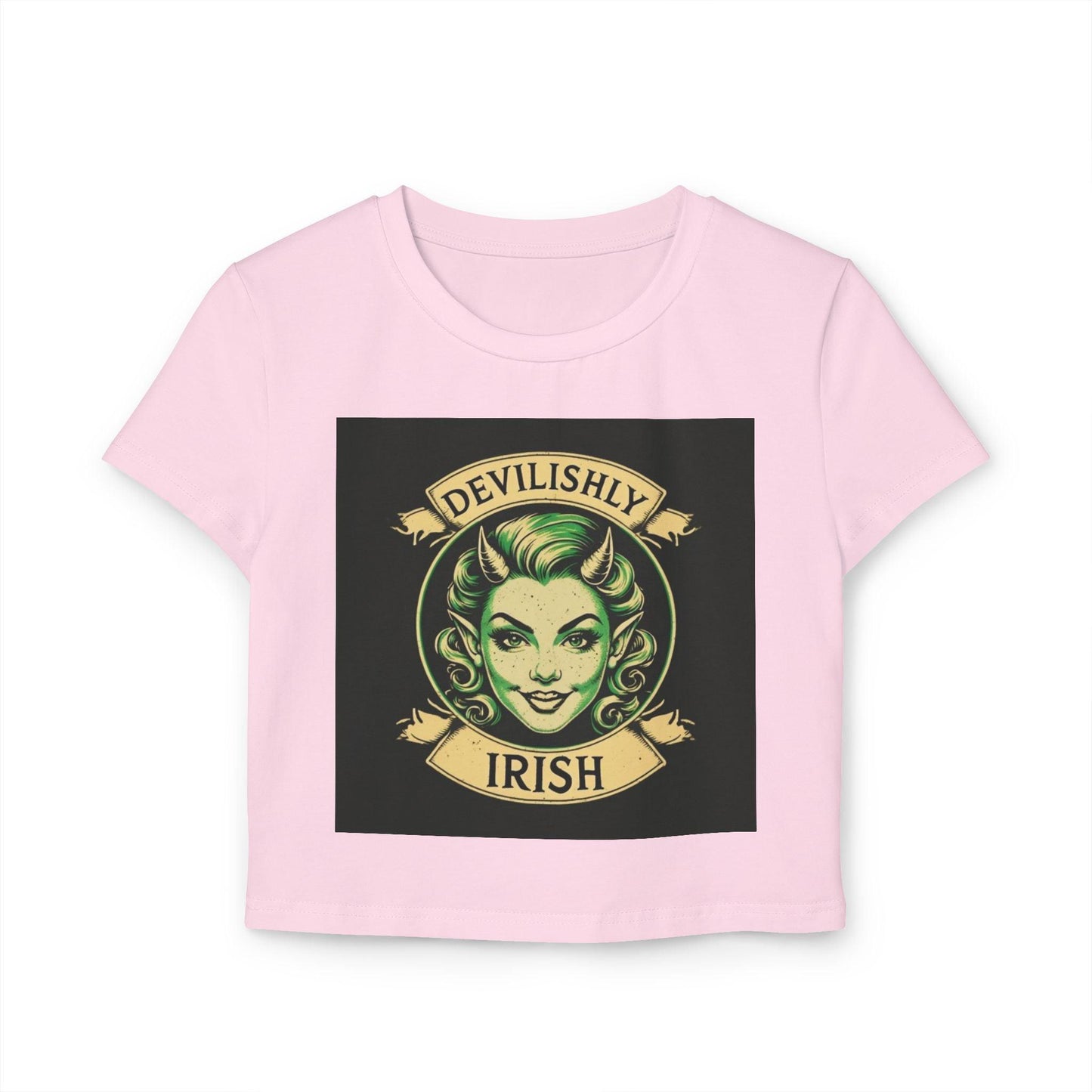 St Patricks Day Baby Tee Devilishly Irish Country in My Heart