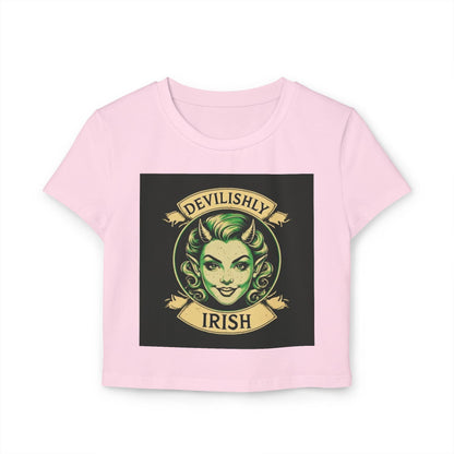 St Patricks Day Baby Tee Devilishly Irish Country in My Heart