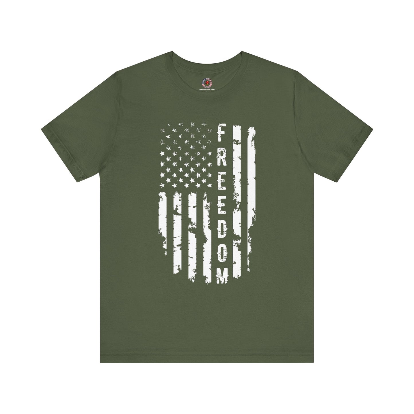 Freedom American Flag T-Shirt The Devil's Pickle