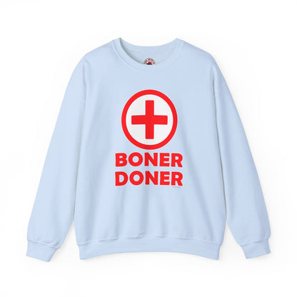 Boner Doner Crewneck Sweatshirt The Devil's Pickle