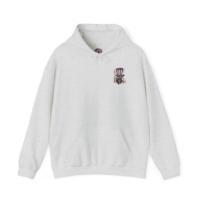 Patriotic Skull Hooded Sweatshirt The Devil's Pickle