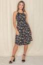 Floral Halter Top Midi Dress See size chart under “more details” The Fashion Celestial