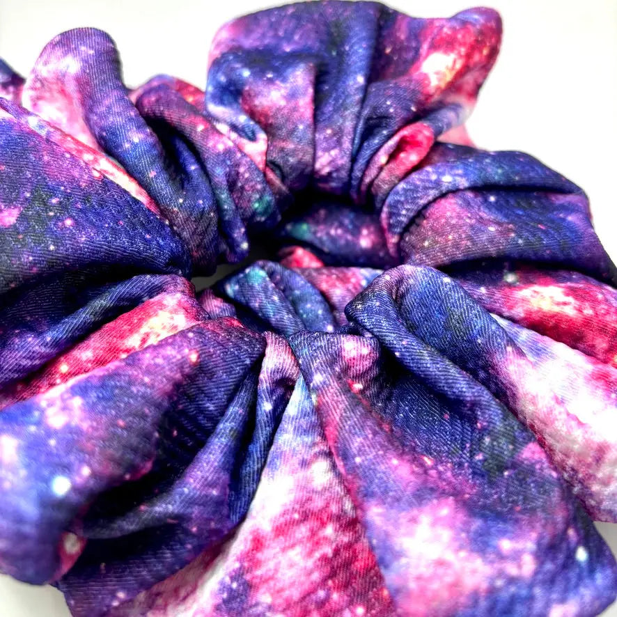 Purple Galaxy Bullet Scrunchie Enchanted Scrunch