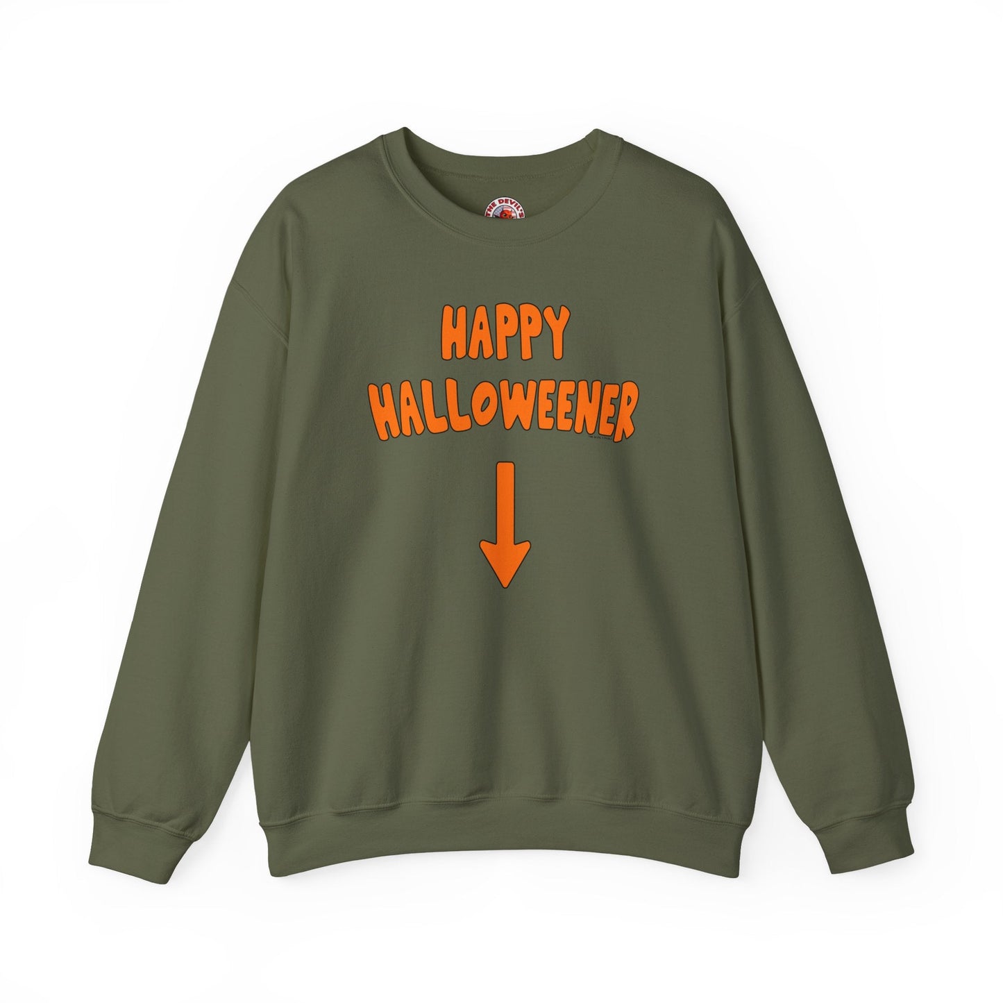 Happy Halloweener Crewneck Sweatshirt The Devil's Pickle