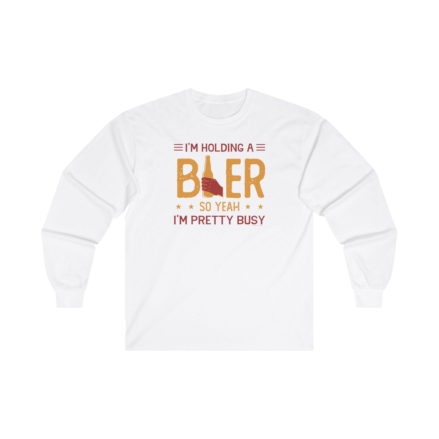 I'm Holding A Beer Long Sleeve Tee The Devil's Pickle