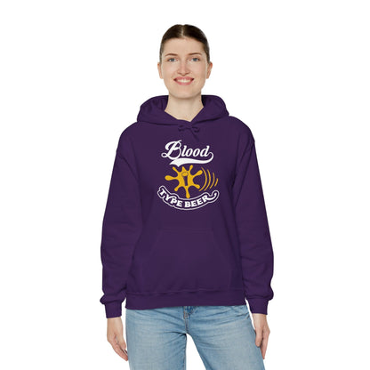 Blood Type Beer Hooded Sweatshirt The Devil's Pickle