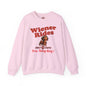 Free Wiener Rides Crewneck Sweatshirt The Devil's Pickle
