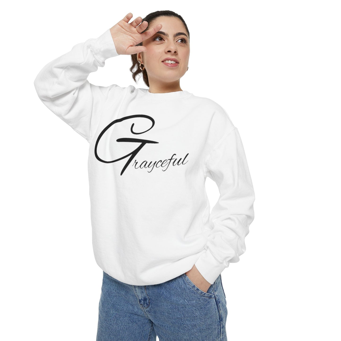 Unisex Garment-Dyed Sweatshirt Grayceful LLC