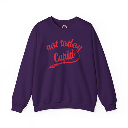 Not Today Cupid Crewneck Sweatshirt The Devil's Pickle