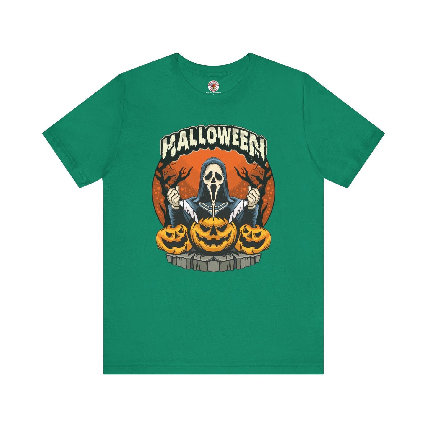 Screamer Killer Ghost Halloween T-Shirt The Devil's Pickle