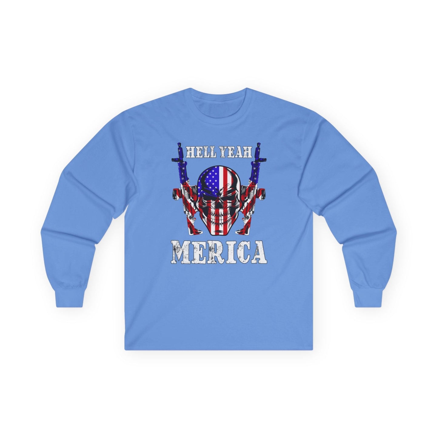 Hell Yeah Merica Long Sleeve Tee The Devil's Pickle