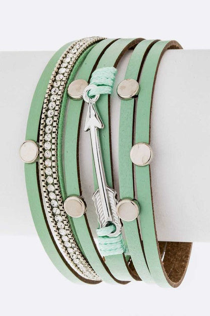 Arrow Charm Magnetic Slit Cuff Shop Style & More | Fresh Looks, Everyday Deals & Free Shipping