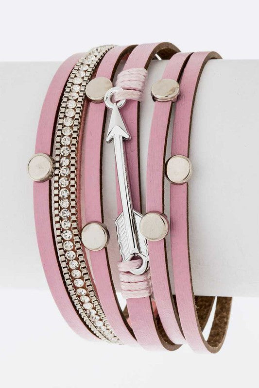 Arrow Charm Magnetic Slit Cuff Shop Style & More | Fresh Looks, Everyday Deals & Free Shipping