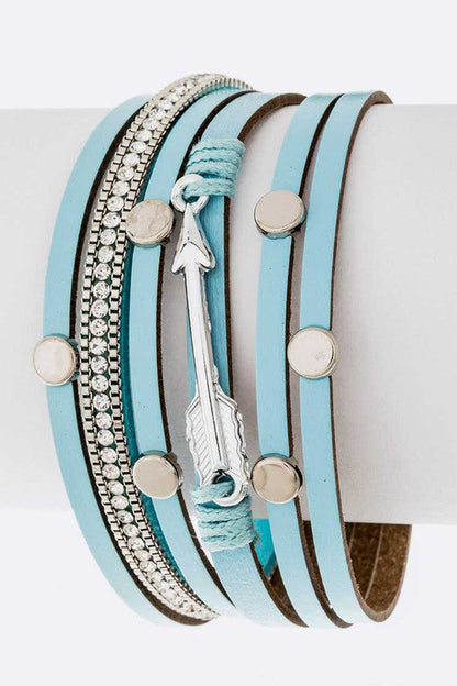 Arrow Charm Magnetic Slit Cuff Shop Style & More | Fresh Looks, Everyday Deals & Free Shipping