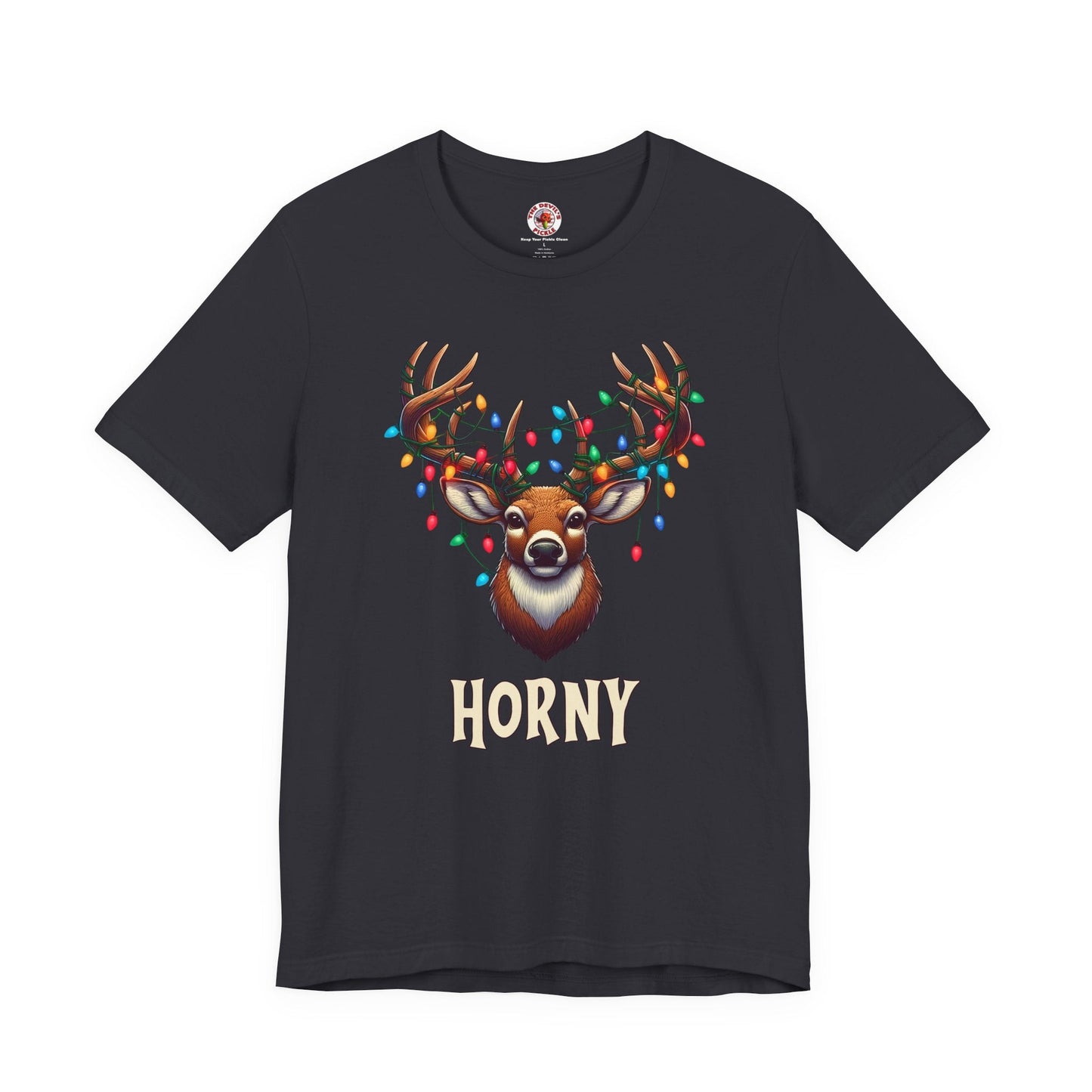 Horny Reindeer T-Shirt The Devil's Pickle