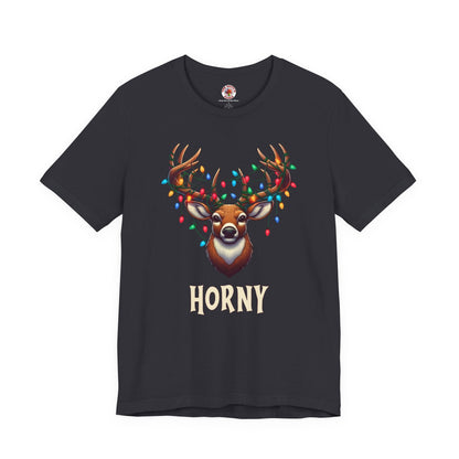 Horny Reindeer T-Shirt The Devil's Pickle