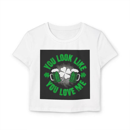 St Patricks Day Baby Tee You Look Like You Love Me Country in My Heart