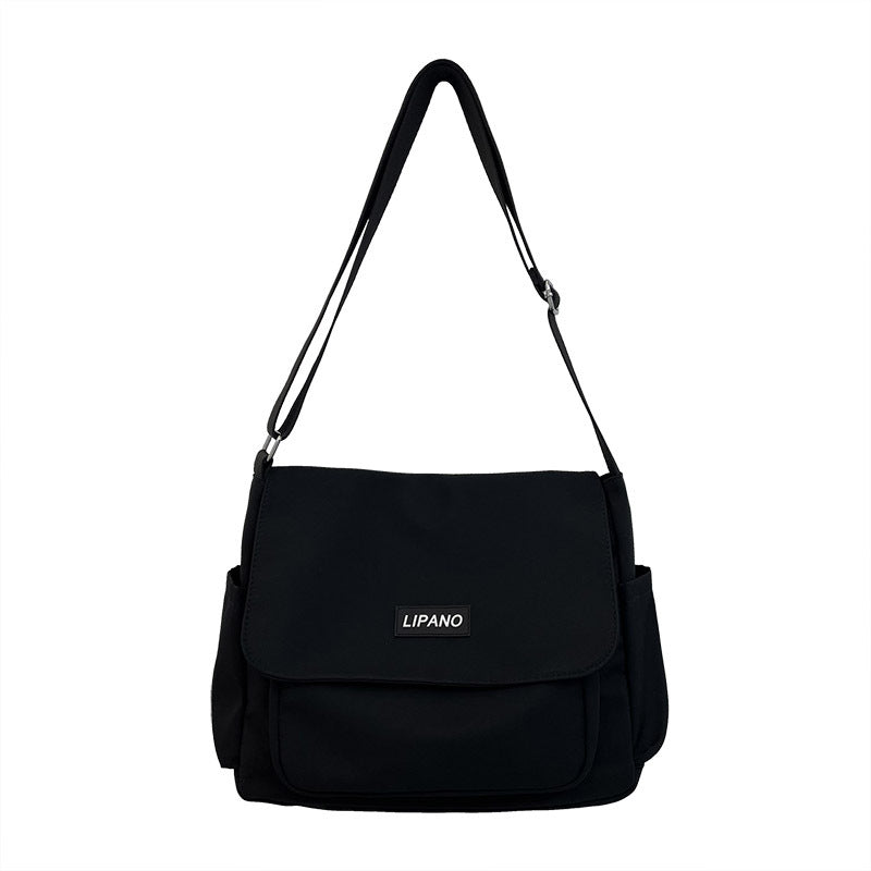 1pc Nylon Handbag Shoulder Bag Large Capacity Messenger Bag, Men's Messenger Bag Student School Bag NovaCart