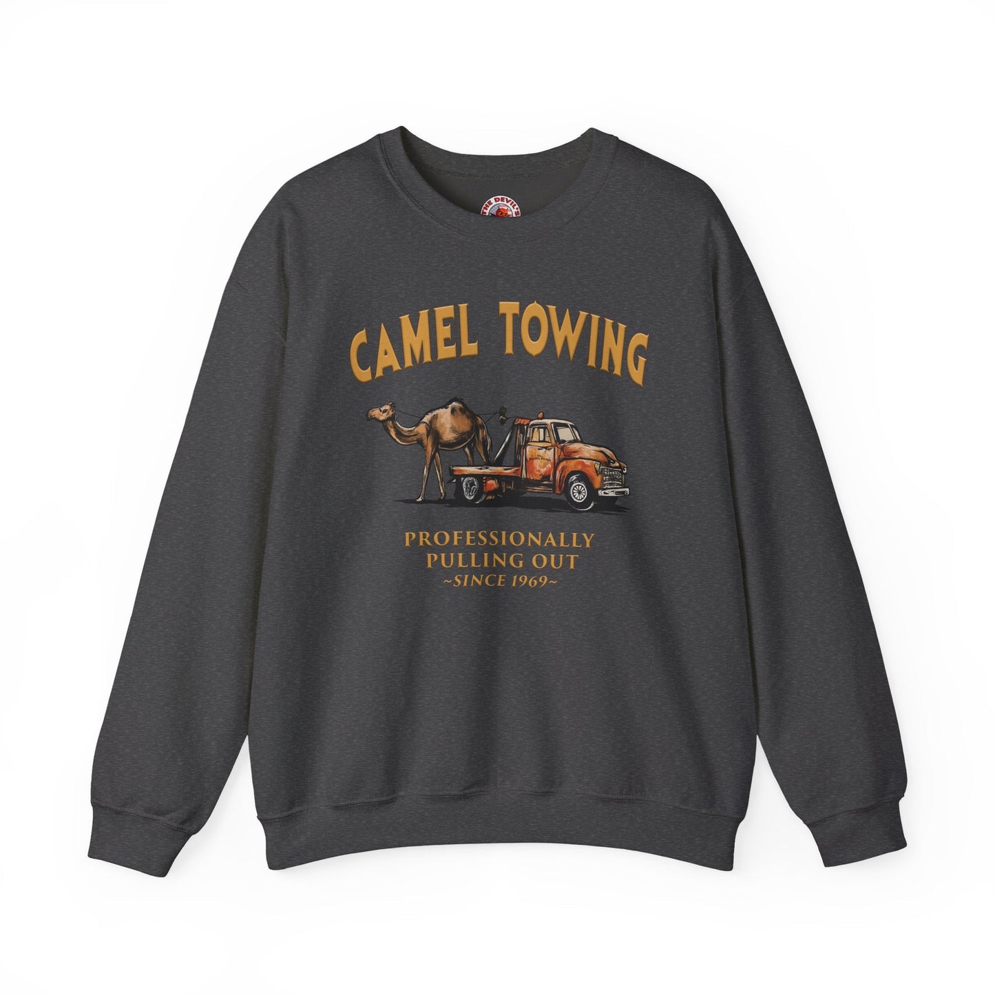 Camel Towing Crewneck Sweatshirt The Devil's Pickle