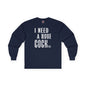 I Need A Huge Cocktail Long Sleeve Tee The Devil's Pickle