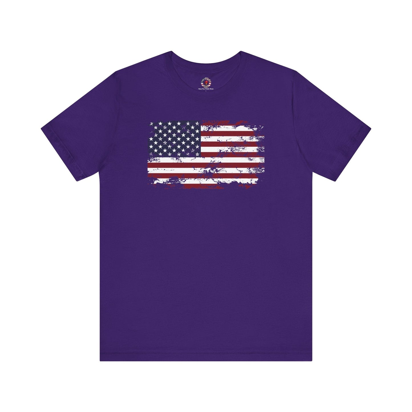 Vintage Style American Flag T-Shirt The Devil's Pickle