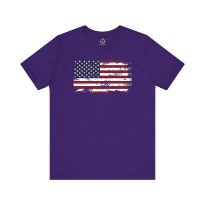 Vintage Style American Flag T-Shirt The Devil's Pickle