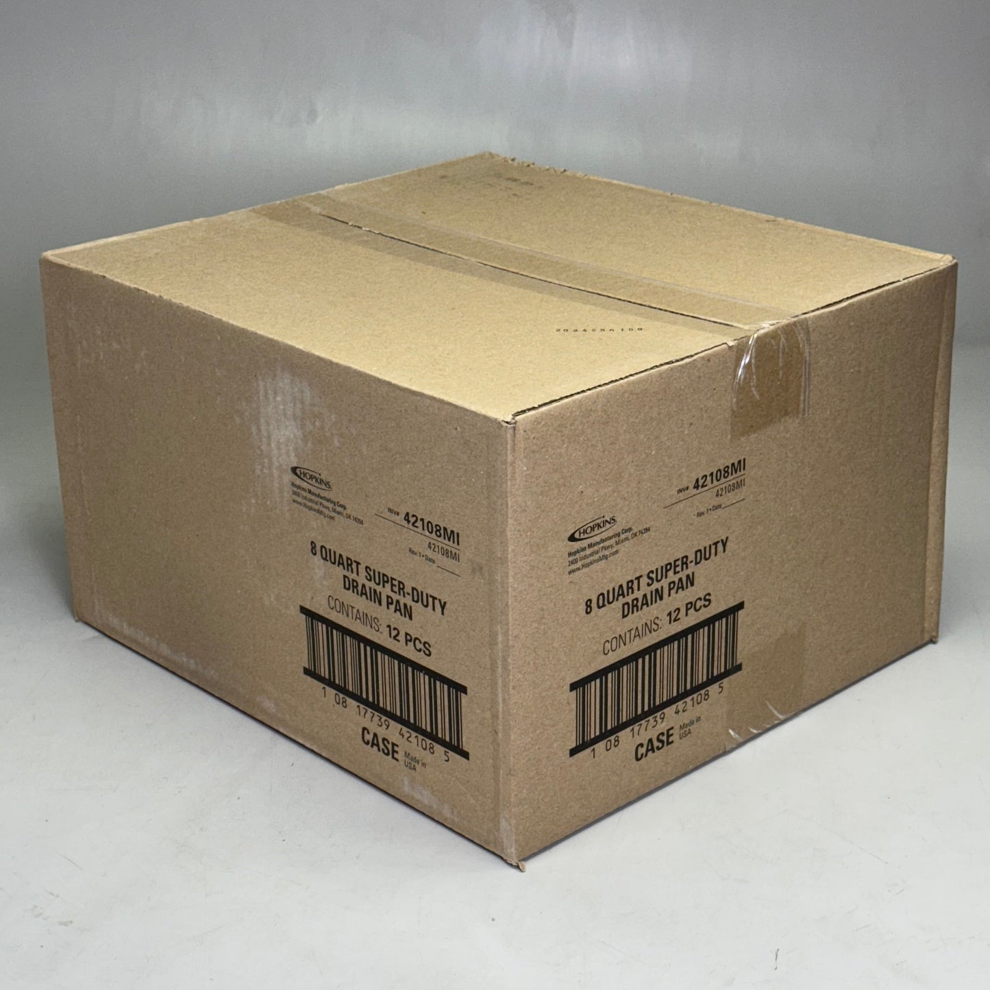 FLOTOOL (12 PACK) 8 Quart Drain Pan Sz 16.5” L x 15” W x 4” H, Black 42108MI PayWut