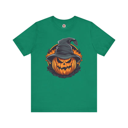 Scary Witch Pumpkin Halloween T-Shirt The Devil's Pickle