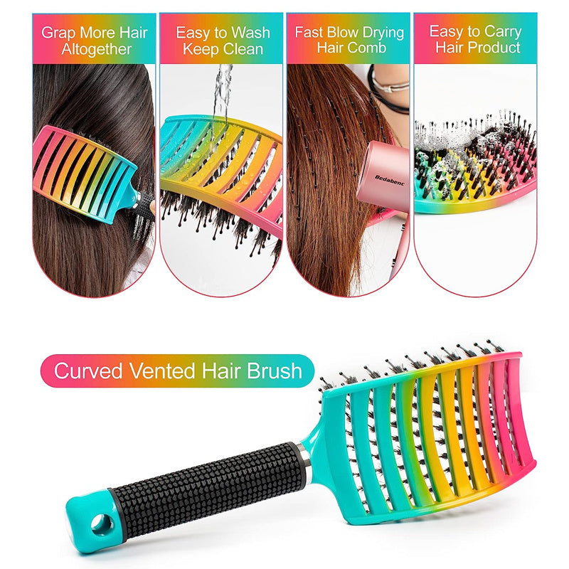 A Magical Scalp Massaging Hairbrush Designed for Women - a Professional Tool for Detangling Wet Curly Hair - Perfect for Hairstyling - Ideal Gifts for Weddings Or Mother'S Day for Friends And Family NovaCart