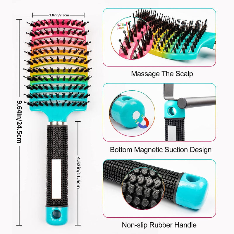 A Magical Scalp Massaging Hairbrush Designed for Women - a Professional Tool for Detangling Wet Curly Hair - Perfect for Hairstyling - Ideal Gifts for Weddings Or Mother'S Day for Friends And Family NovaCart