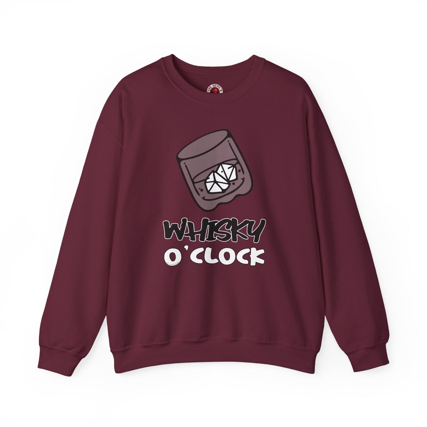 Whiskey O'clock Crewneck Sweatshirt The Devil's Pickle