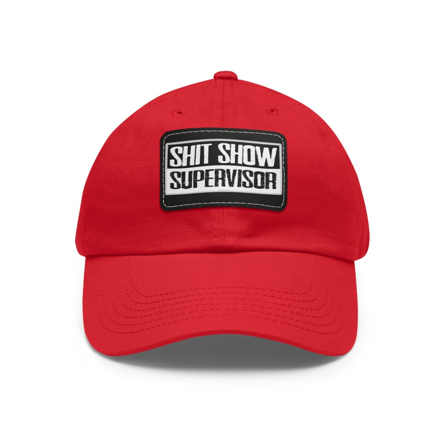 Shit Show Supervisor Hat with Leather Patch The Devil's Pickle