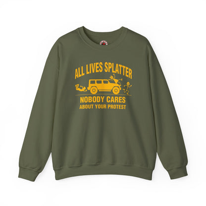 All Lives Splatter Crewneck Sweatshirt The Devil's Pickle