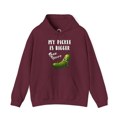 My Pickle Is Bigger Than Yours Hooded Sweatshirt The Devil's Pickle