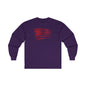Red American Flag Long Sleeve Tee The Devil's Pickle