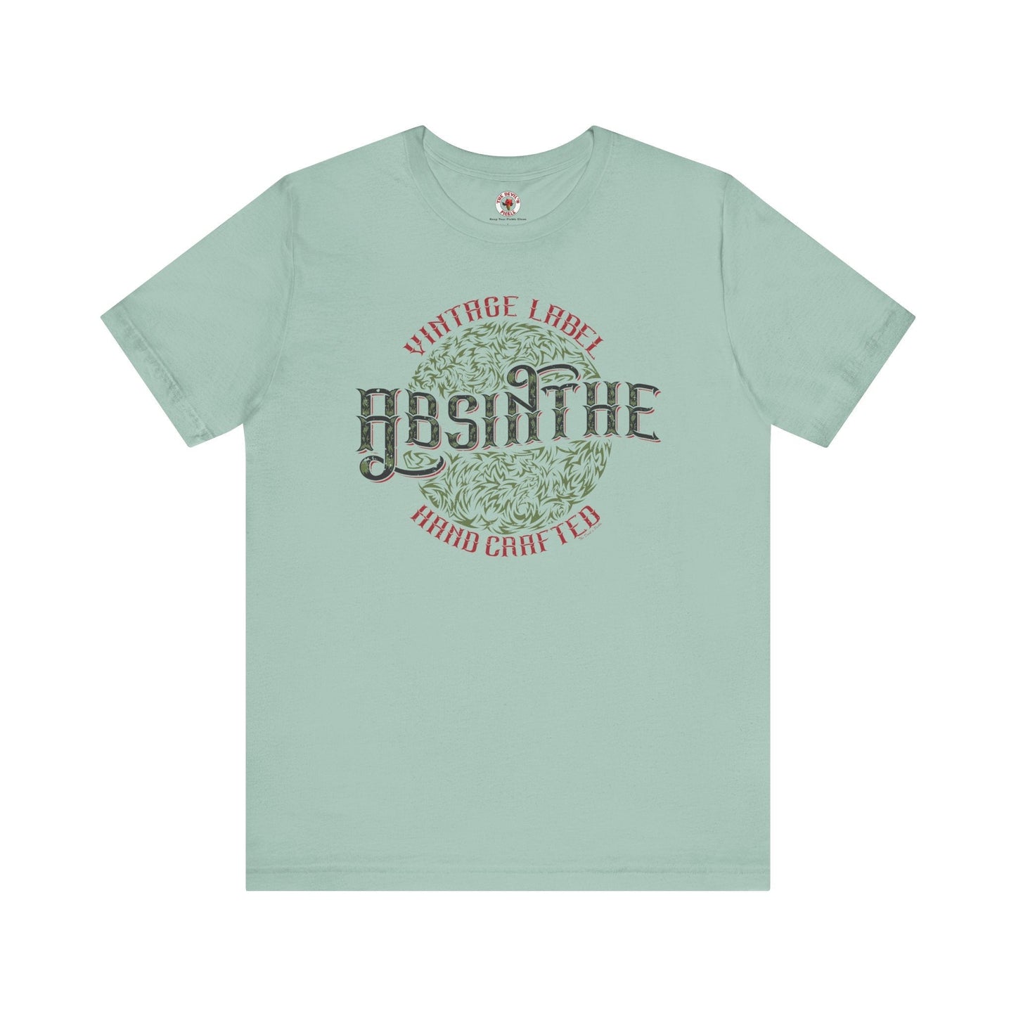 Vintage Label Absinthe T-Shirt The Devil's Pickle