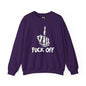 Fuck Off Finger Crewneck Sweatshirt The Devil's Pickle