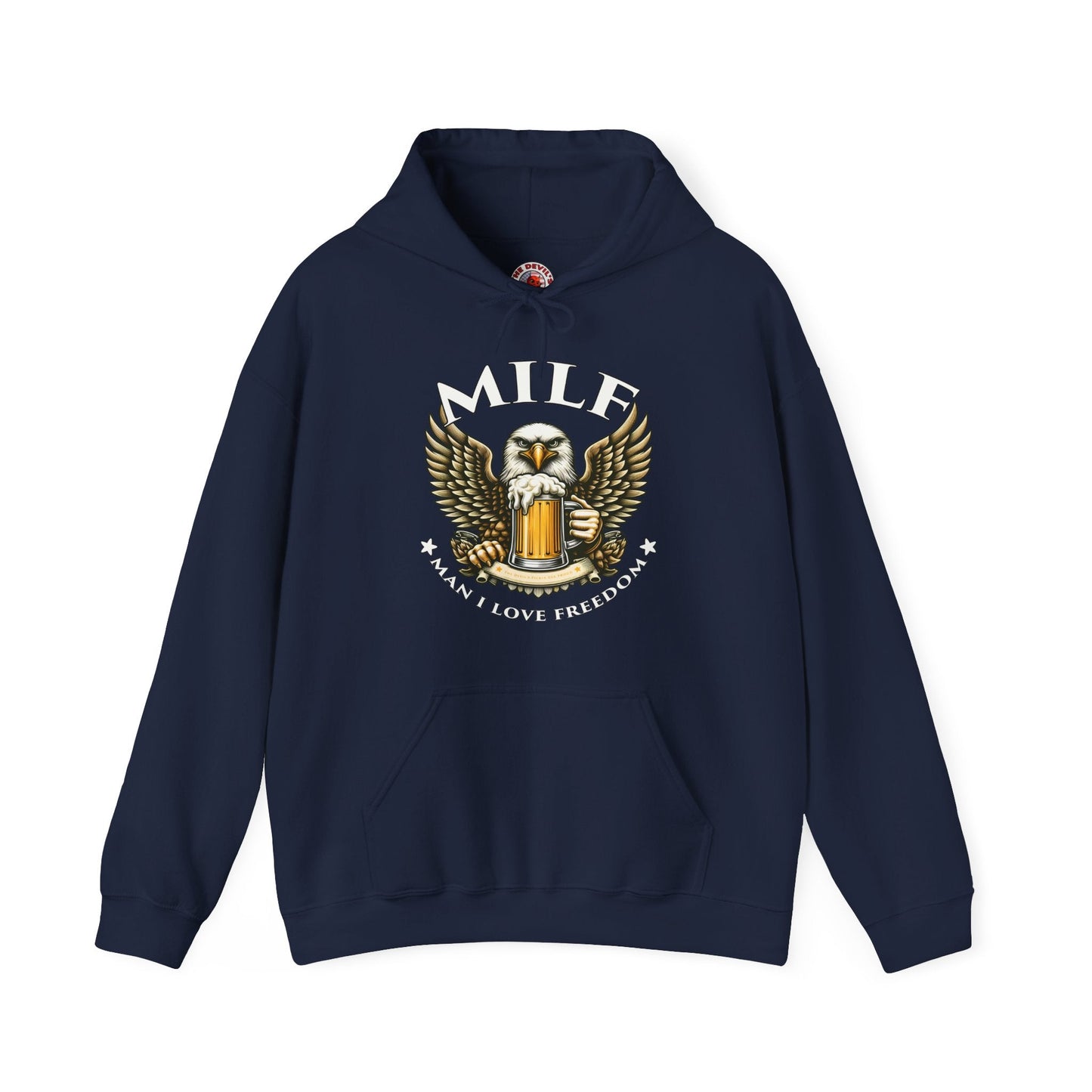 Man I Love Freedom Hooded Sweatshirt The Devil's Pickle