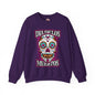 Dia De Los Muertos Skull Crewneck Sweatshirt The Devil's Pickle