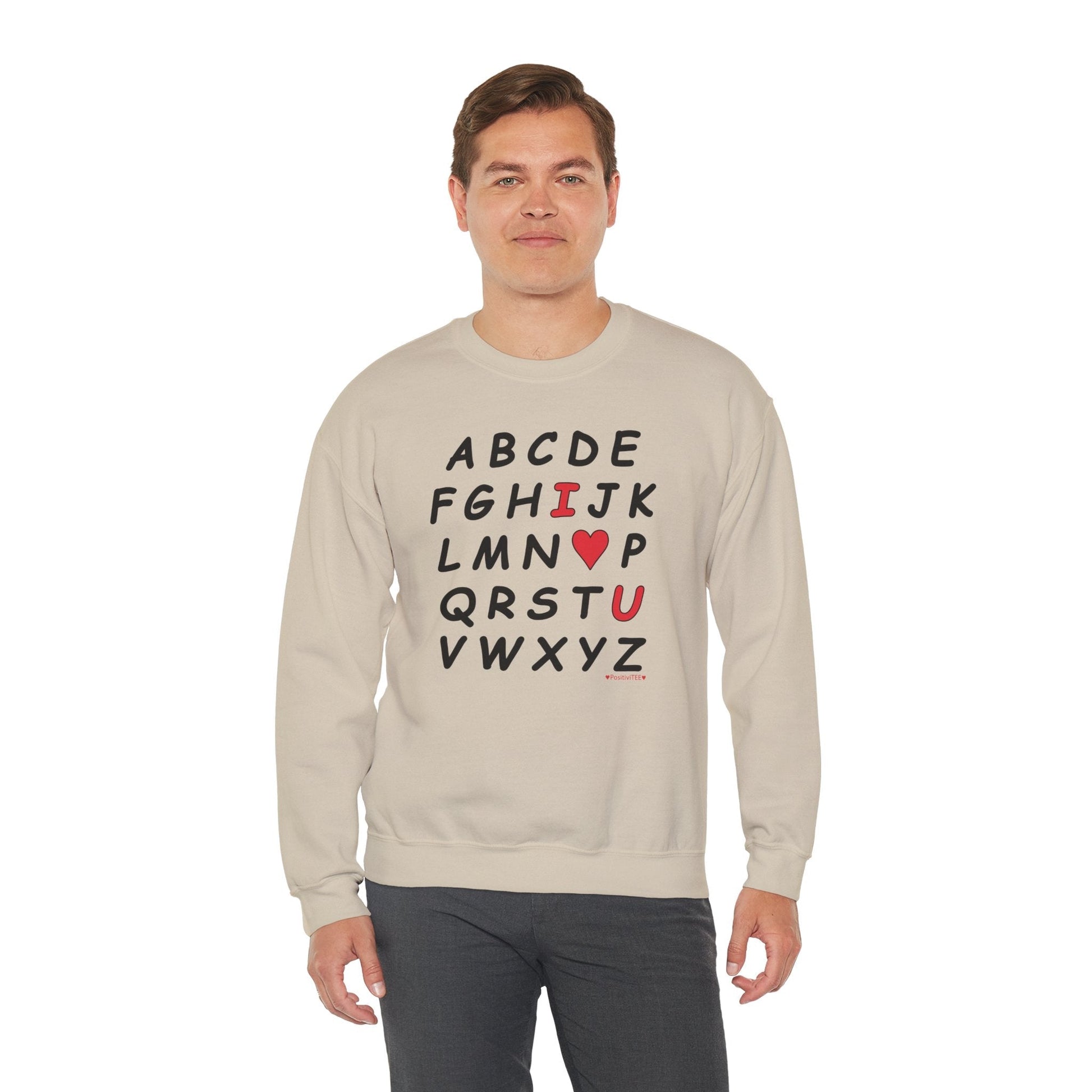 ABC I Love You Crewneck Sweatshirt The Devil's Pickle
