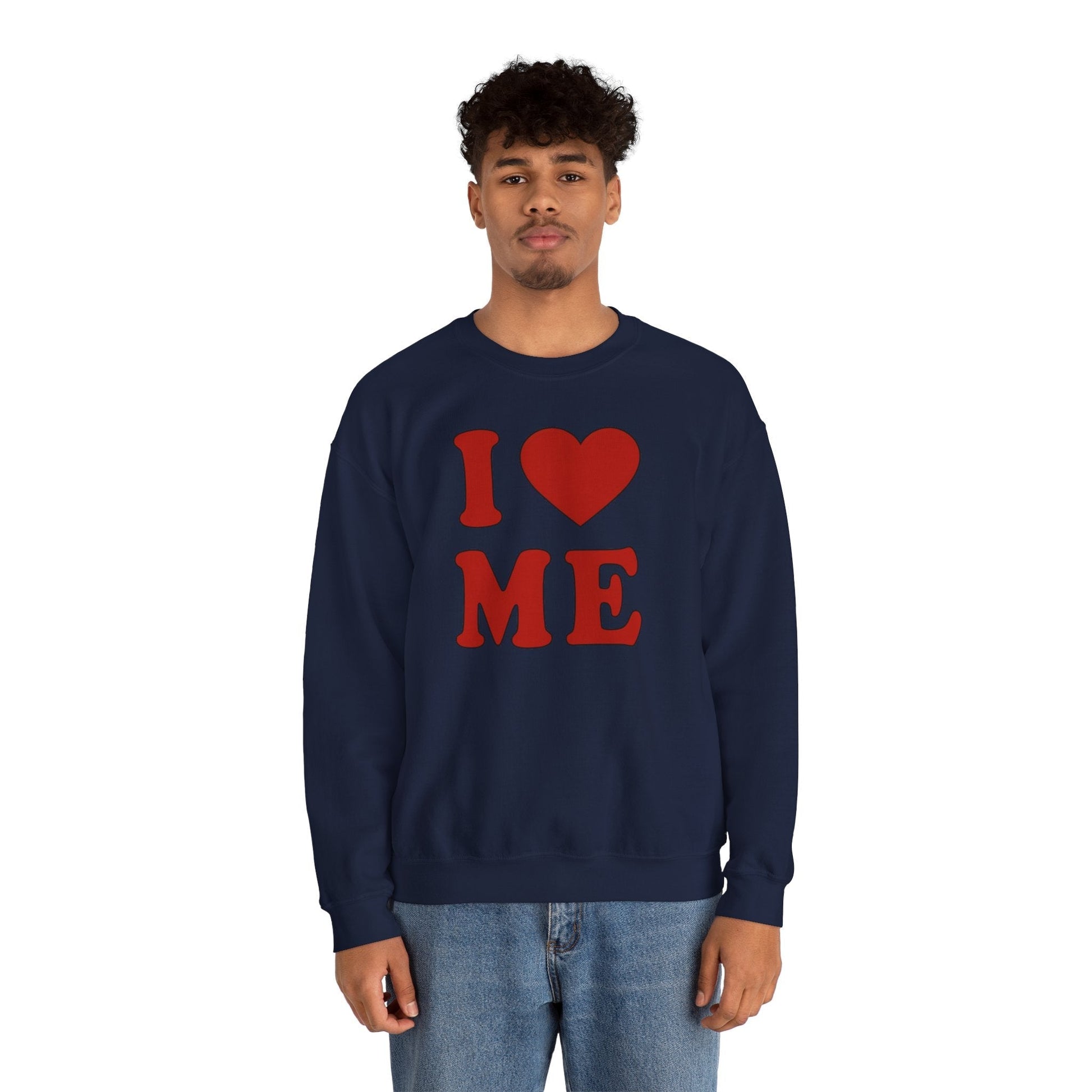 I Heart Me Crewneck Sweatshirt The Devil's Pickle