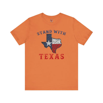 Stand With Texas T-Shirt The Devil's Pickle