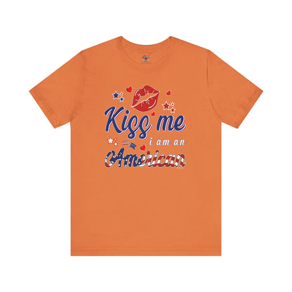 Kiss Me I Am An American T-Shirt The Devil's Pickle